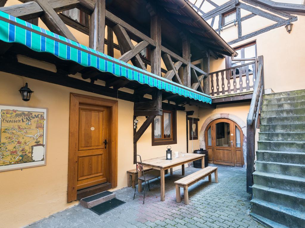 Gîtes de la Maison Vigneronne, au Coeur de Ribeauvillé Exterior foto
