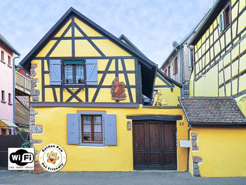 Gîtes de la Maison Vigneronne, au Coeur de Ribeauvillé Exterior foto